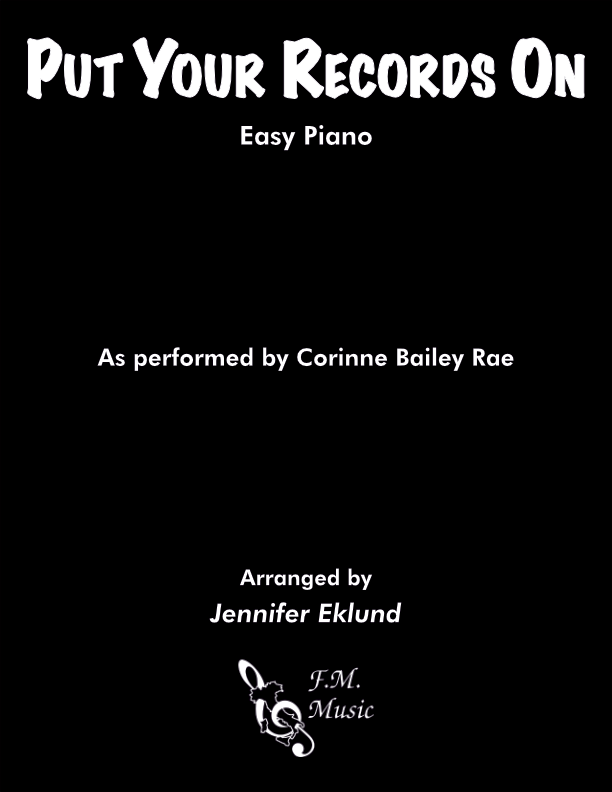 Put Your Records On (Easy Piano)